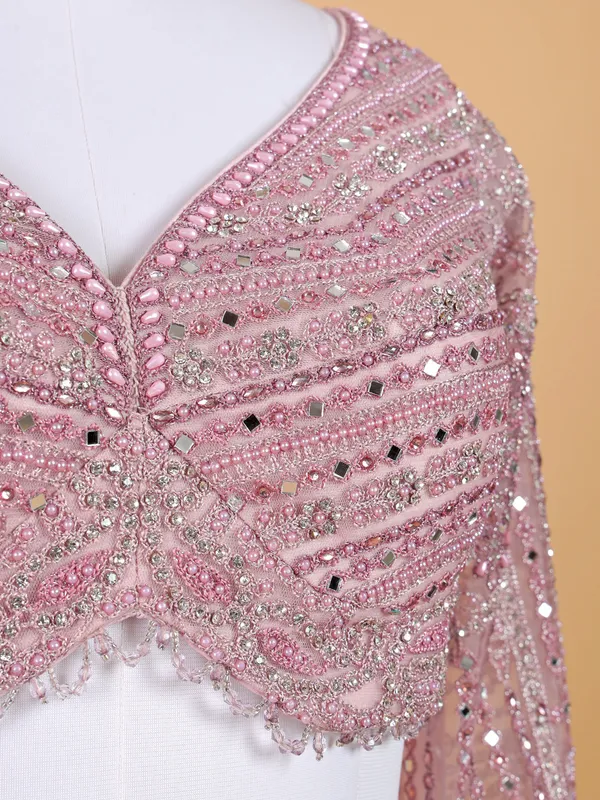 Fabulous light purple traditional lahenga choli