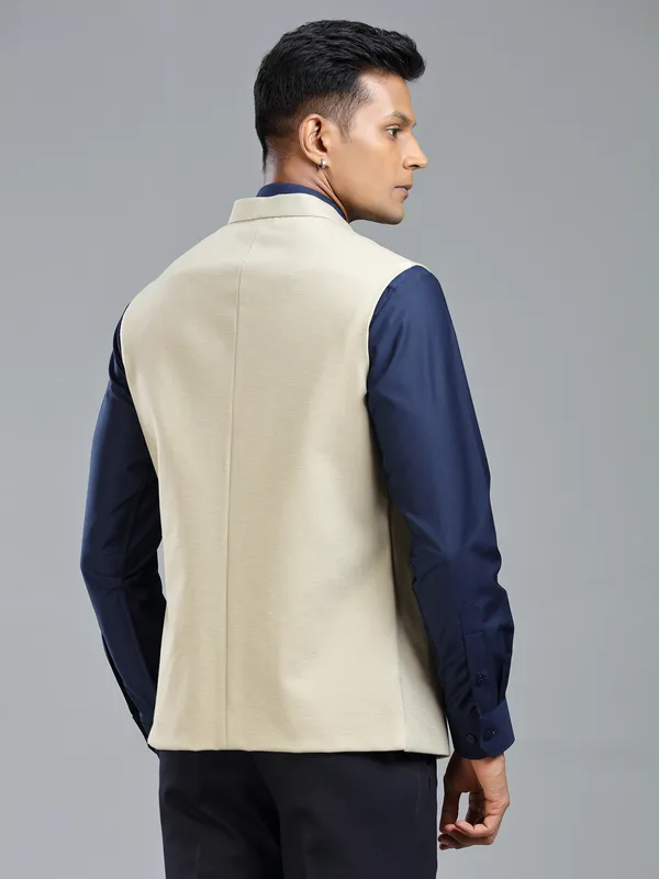 Fawn versatile waistcoat for wedding for men