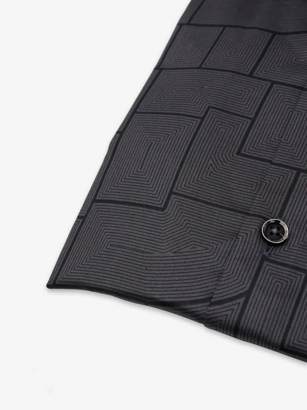 Fete black cotton shirt