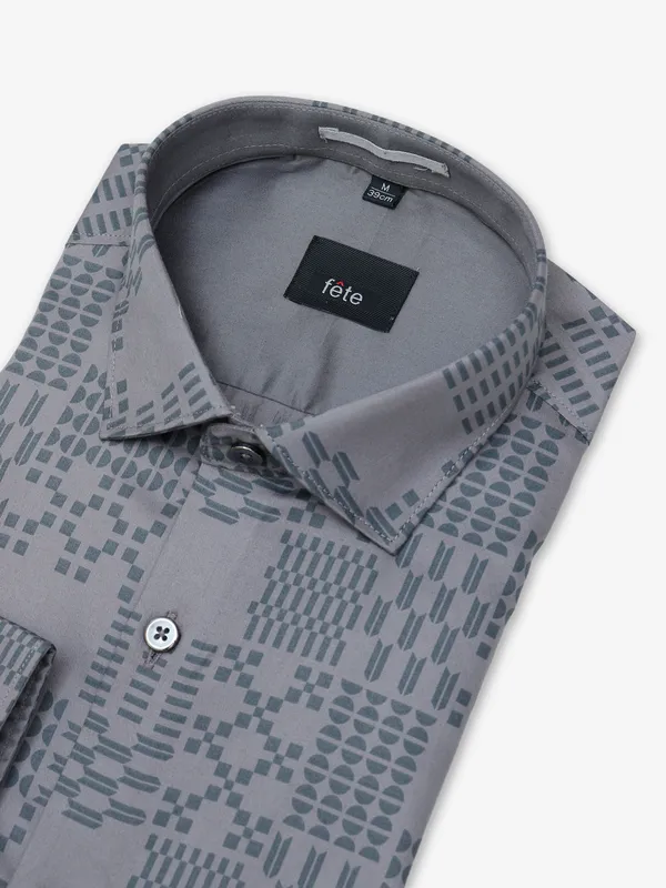 Fete grey full sleeves shirt