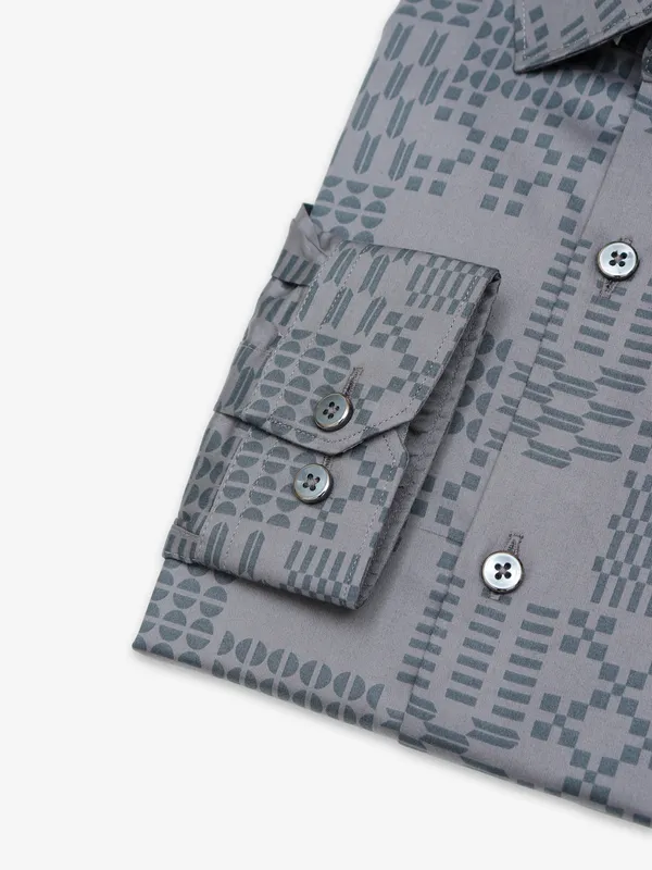 Fete grey full sleeves shirt