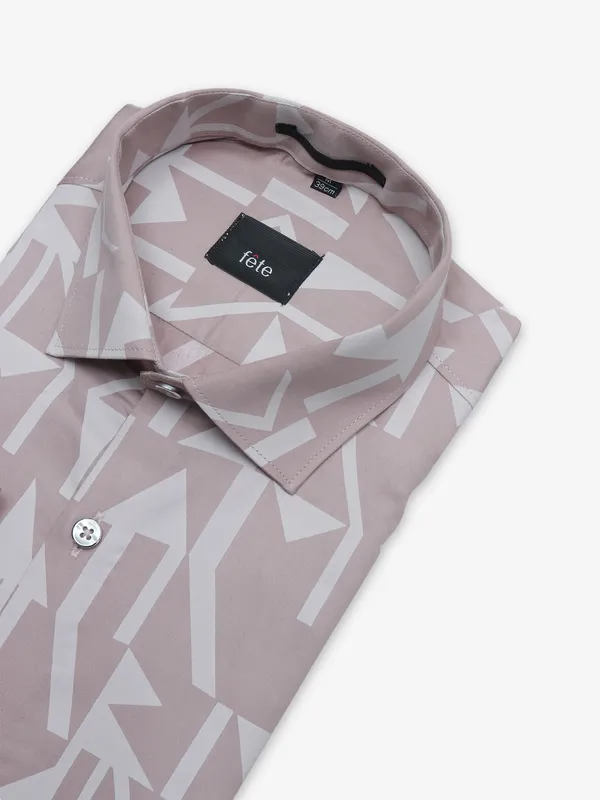 Fete onion pink printed shirt