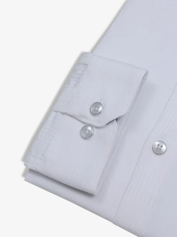 FETE white stripe shirt in cotton