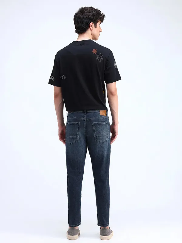 FLYING MACHINE black washed denim jeans