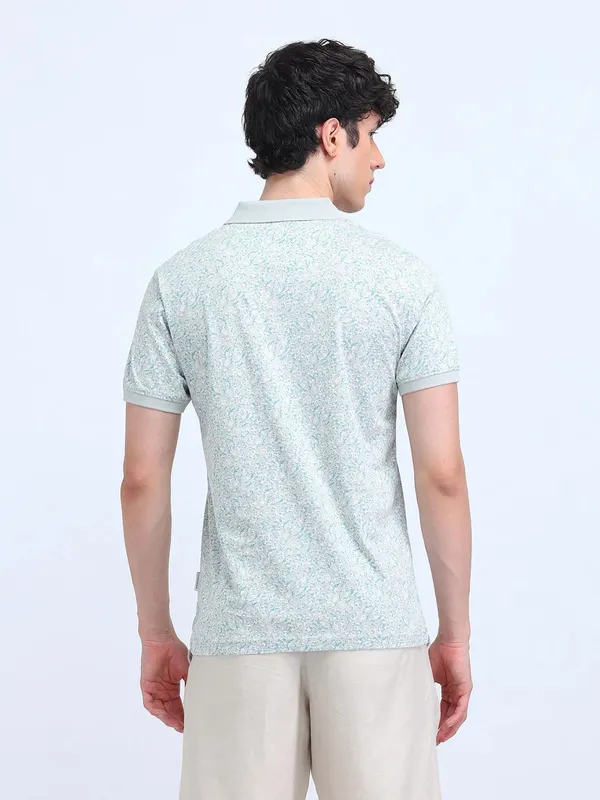 FLYING MACHINE cotton grey t-shirt with print