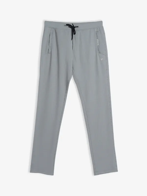 Freeze grey cotton plain track pant