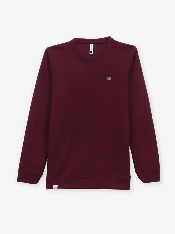 FREEZE marron cotton t-shirt
