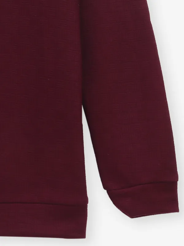 FREEZE marron cotton t-shirt
