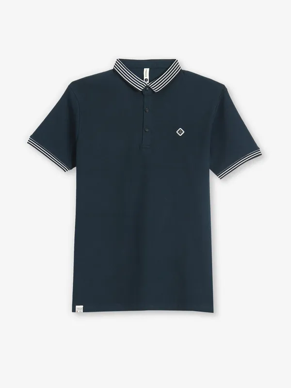 FREEZE mint blue polo cotton t-shirt
