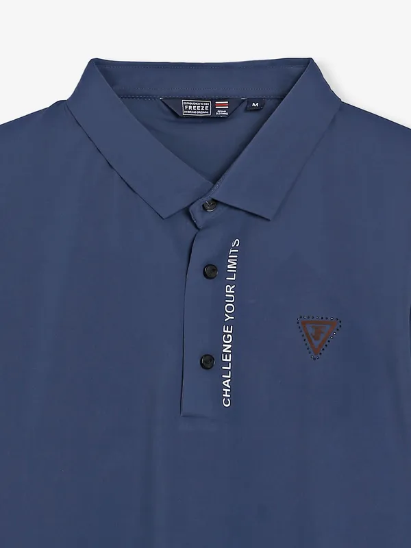 Freeze navy half sleeves cotton t shirt