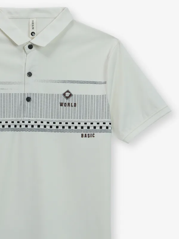 FREEZE off-white cotton t-shirt