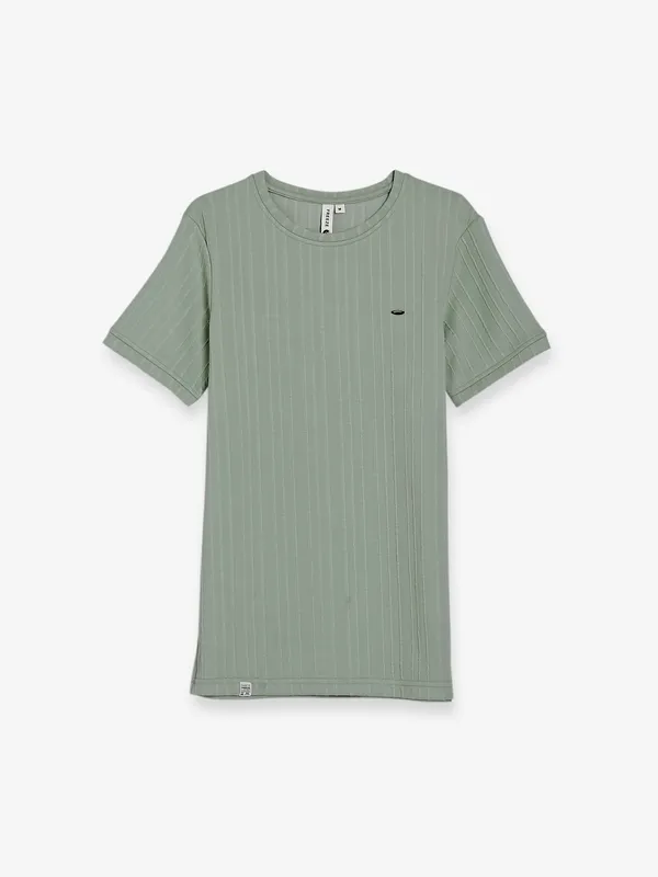 Freeze pista green cotton t shirt