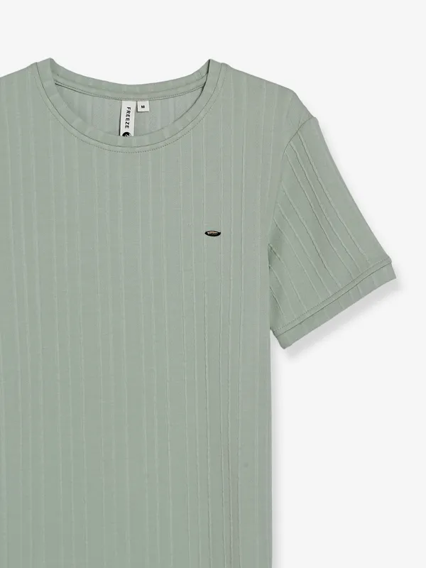 Freeze pista green cotton t shirt