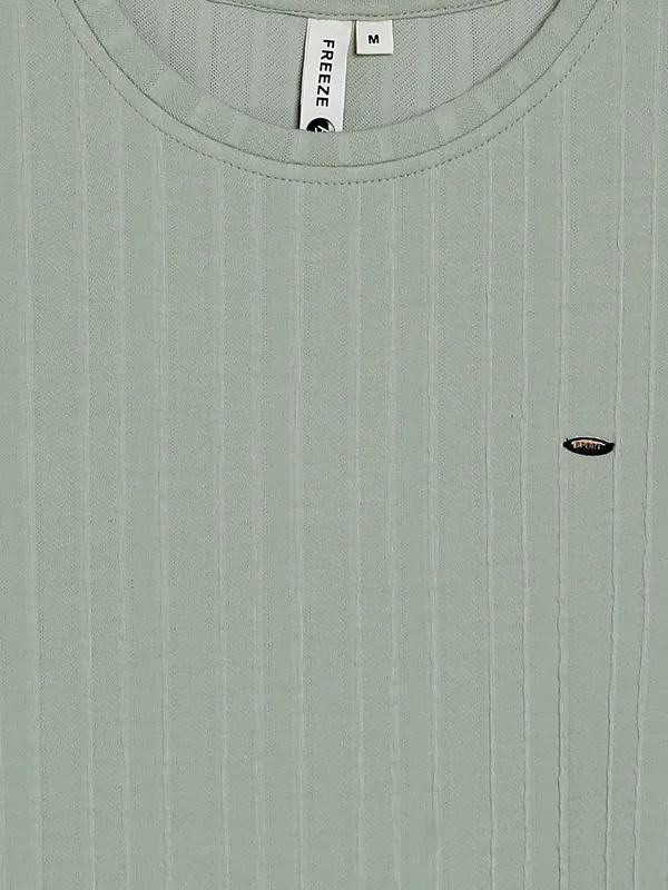 Freeze pista green cotton t shirt