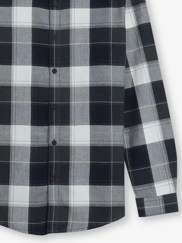 FRIO cotton black checks shirt