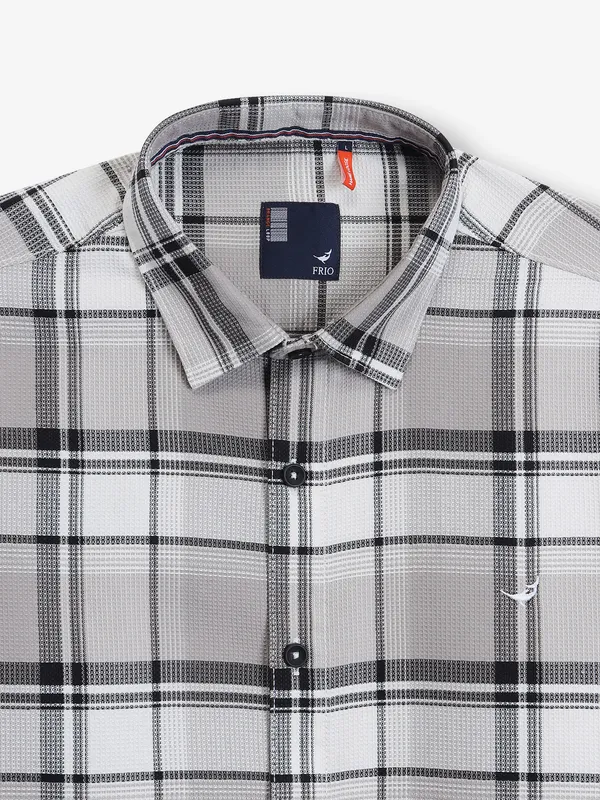 FRIO cotton white casual shirt