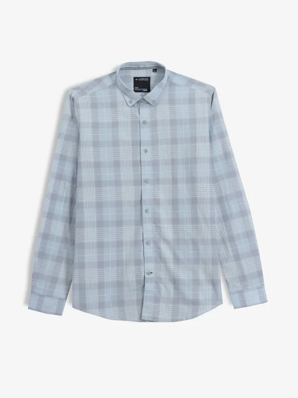 FRIO light blue checks cotton casual shirt