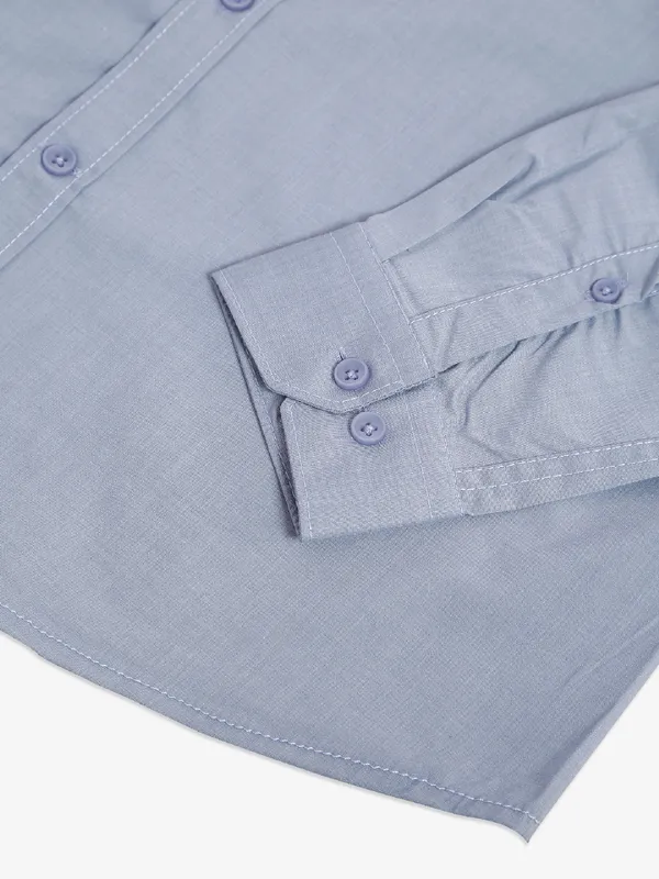 Frio light blue plain shirt