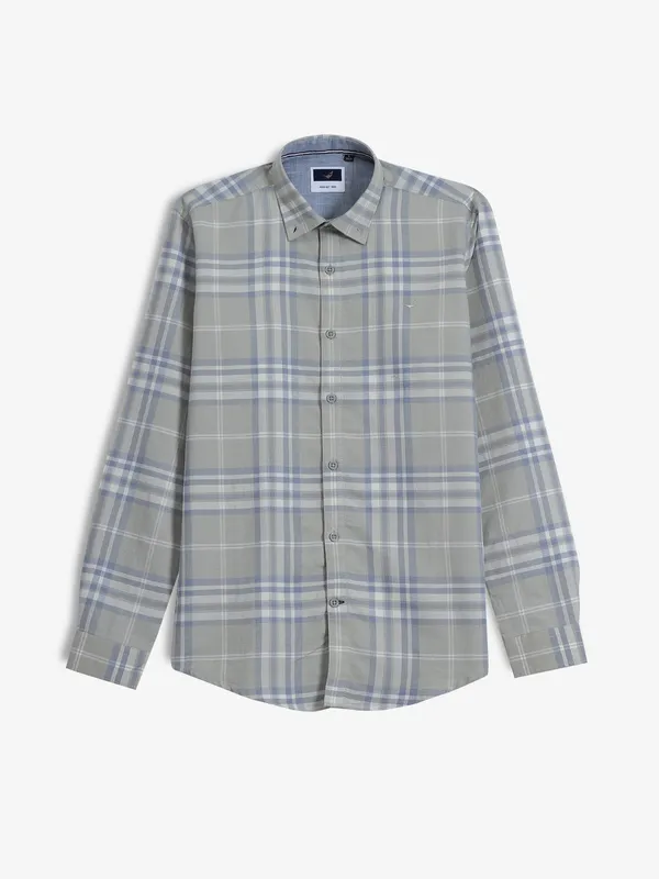 FRIO pista checks cotton shirt