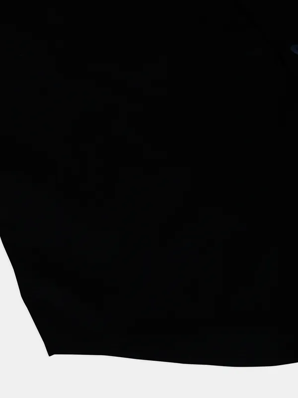 Frio solid black cotton casual shirt for mens