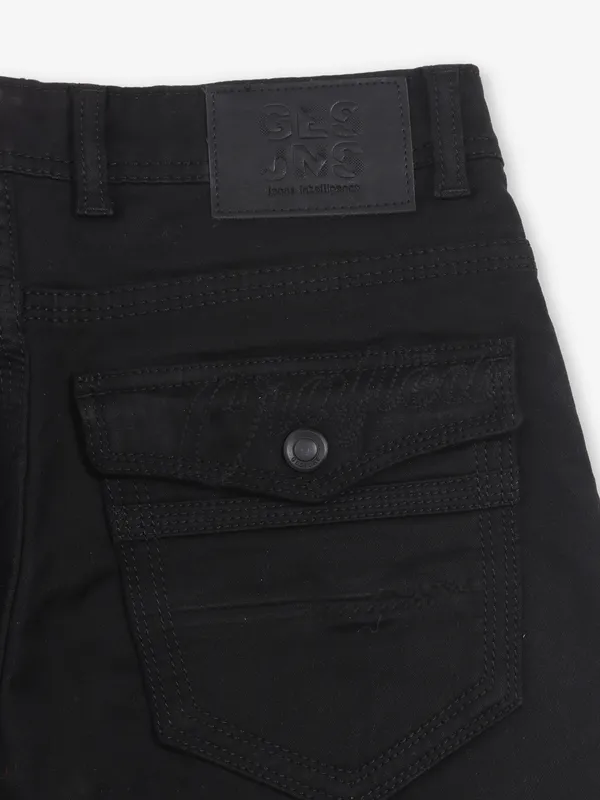 GESTURE black solid narrow jeans