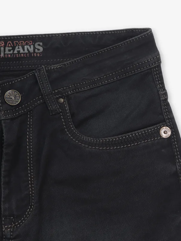 GESTURE black washed narrow fit jeans