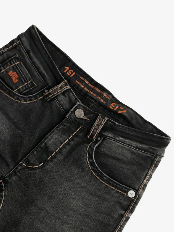 Gesture latest washed black slim fit jeans