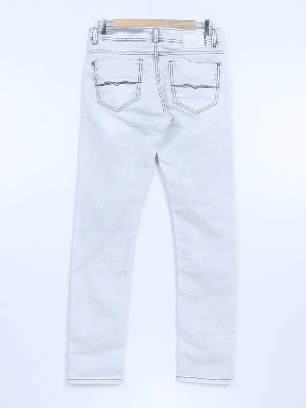 Gesture light grey slim fit jeans