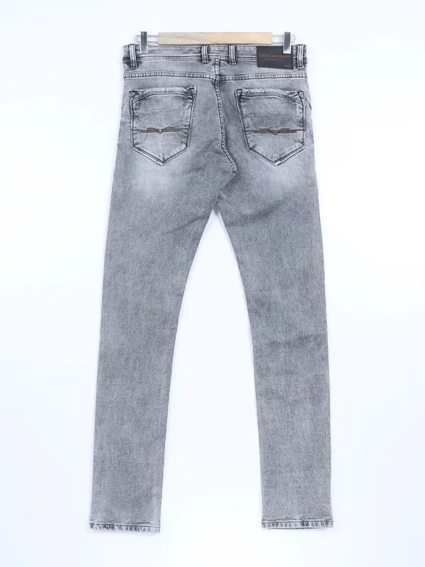 Gesture slim fit grey washed jeans