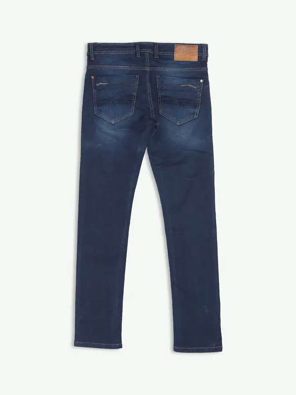 Gesture washed blue narrow fit jeans