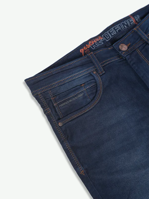 Gesture washed blue narrow fit jeans