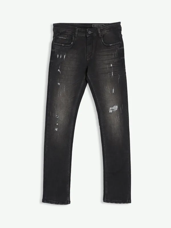 Gesture washed jeans in black