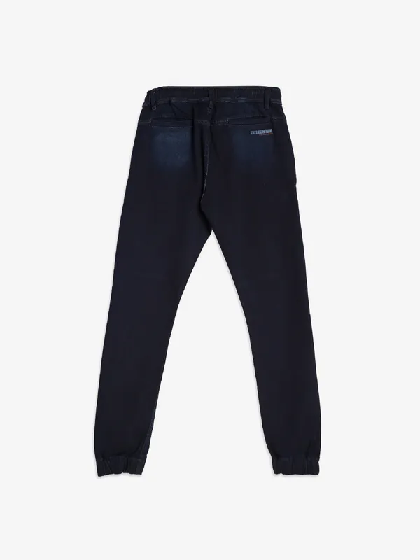Gesture washed navy jeans