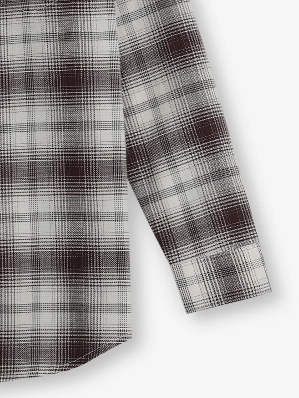 GIANTI checks wine cotton shirt