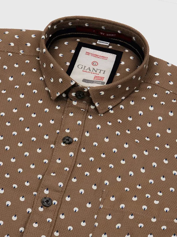 Gianti light brown shirt