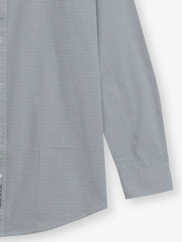 GIANTI pista green checks cotton shirt