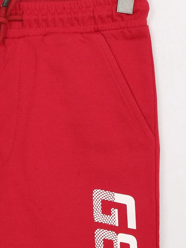 GINI&JONY cotton red shorts