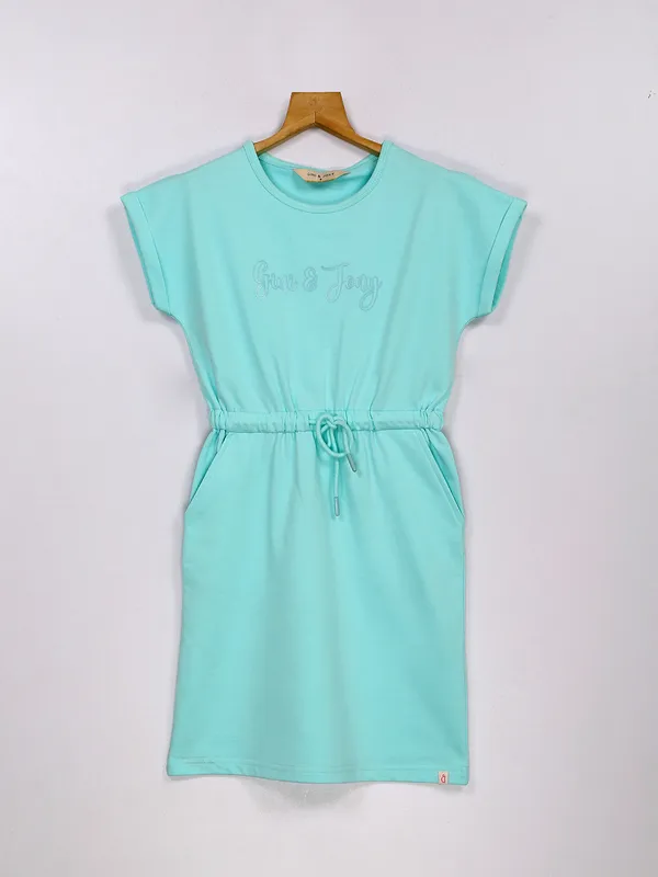 GINI&JONY cotton sea blue frock