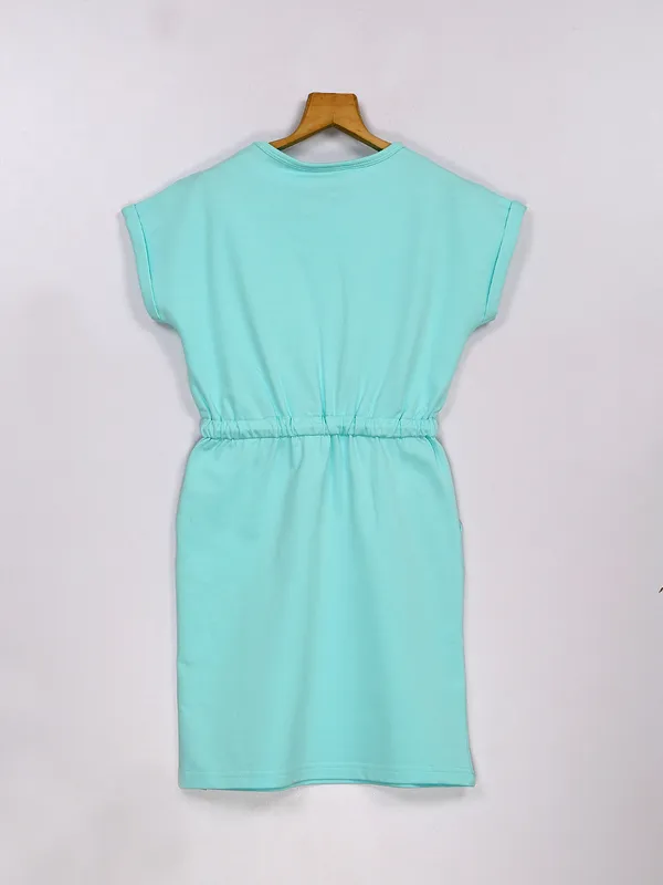 GINI&JONY cotton sea blue frock