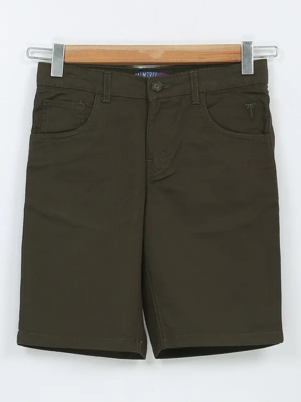 GINI&JONY dark brown cotton shorts