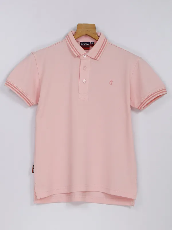 GINI&JONY plain t shirt in peach