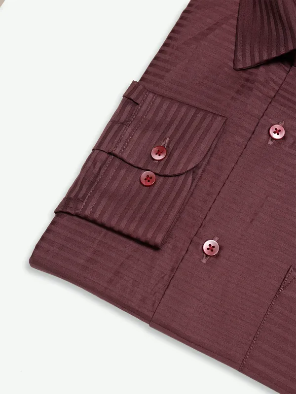 Ginneti brown cotton shirt
