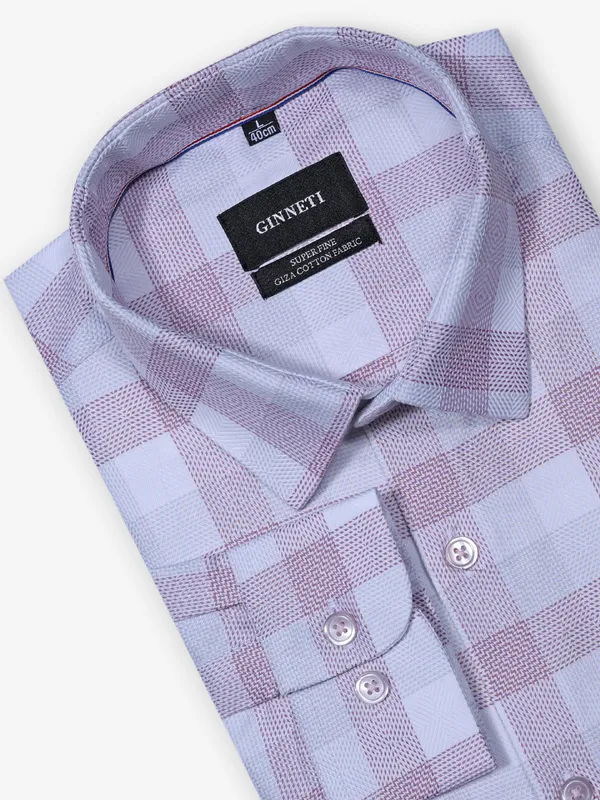 GINNETI rose pink party-wear shirt