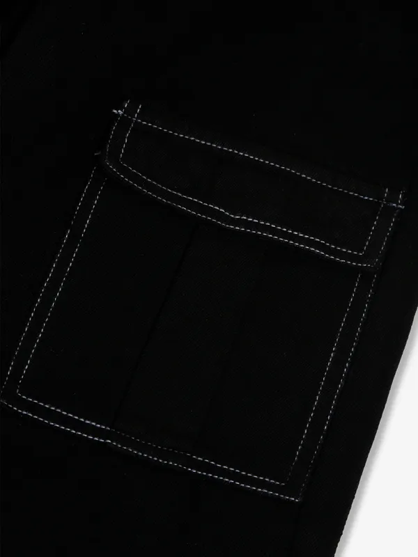 Global Republic black straight jeans