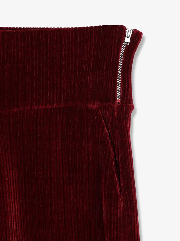 Global Republic corduroy wine bootcut pant