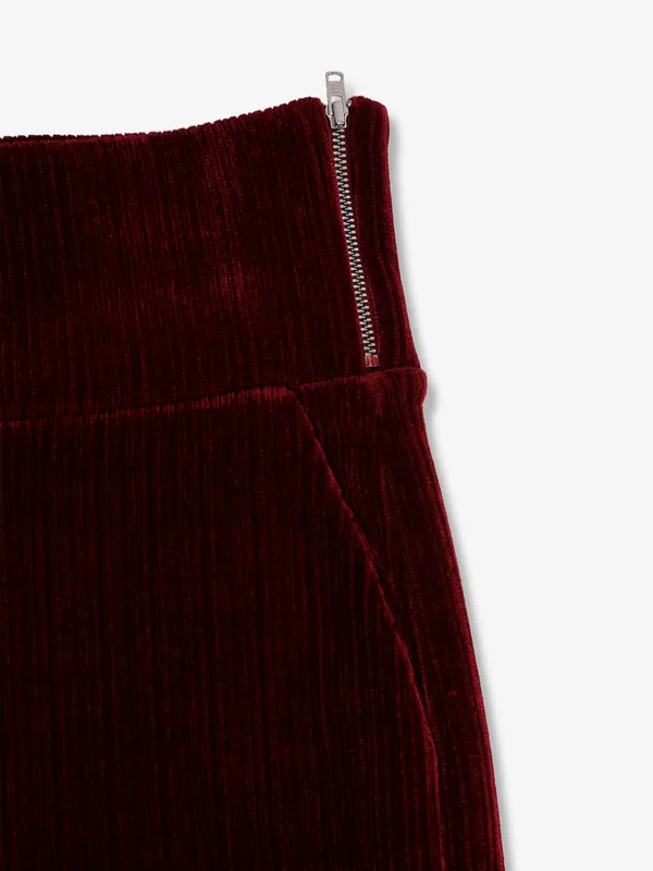 Global Republic corduroy wine bootcut pant