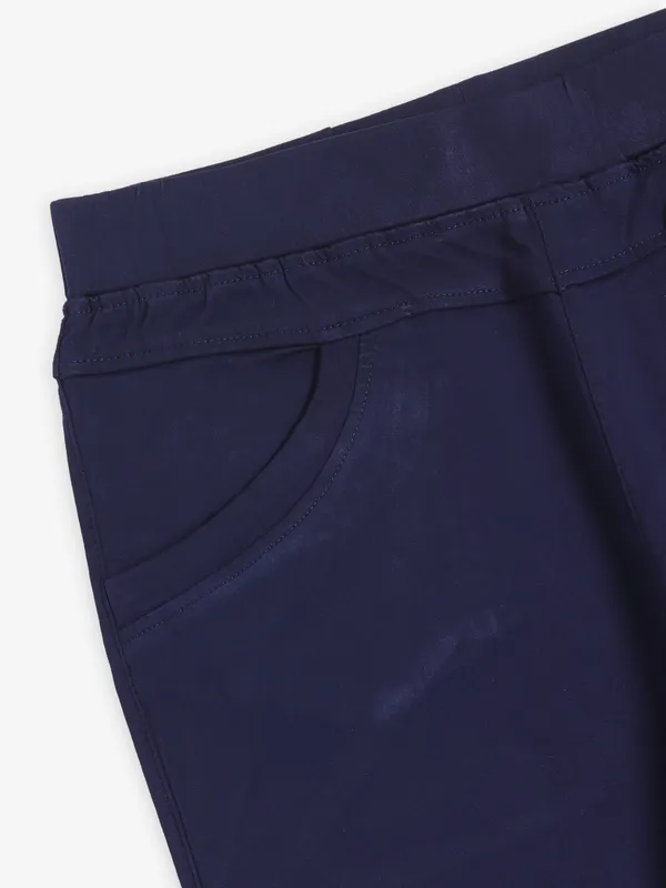 GLOBAL REPUBLIC navy cotton jaggings
