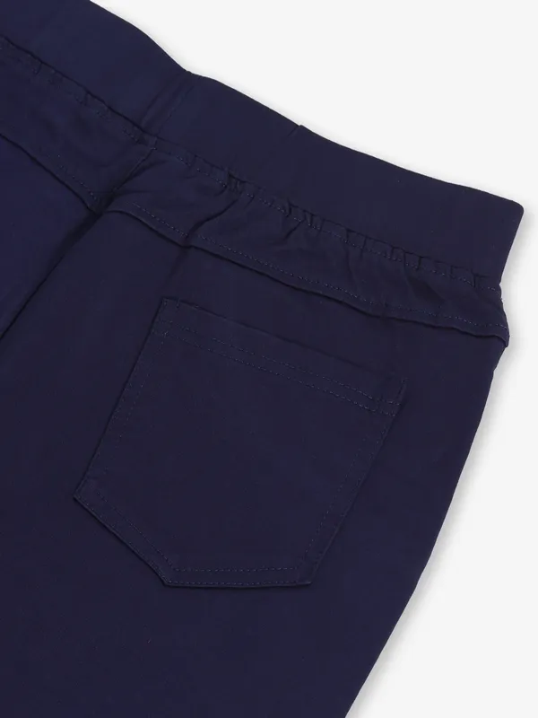 GLOBAL REPUBLIC navy cotton jaggings