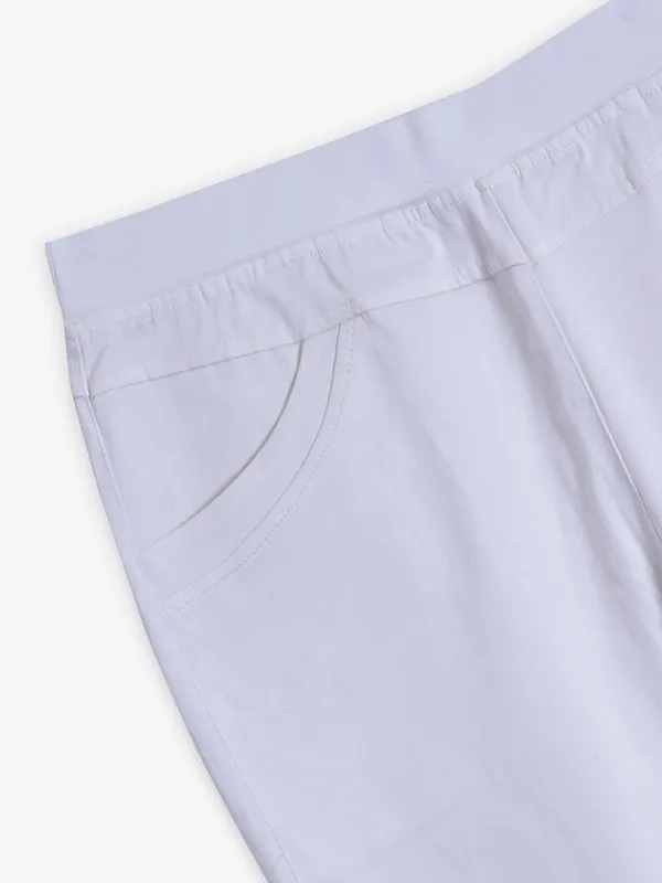 GLOBAL REPUBLIC white cotton jaggings