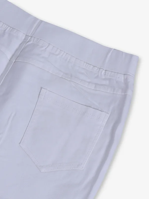 GLOBAL REPUBLIC white cotton jaggings
